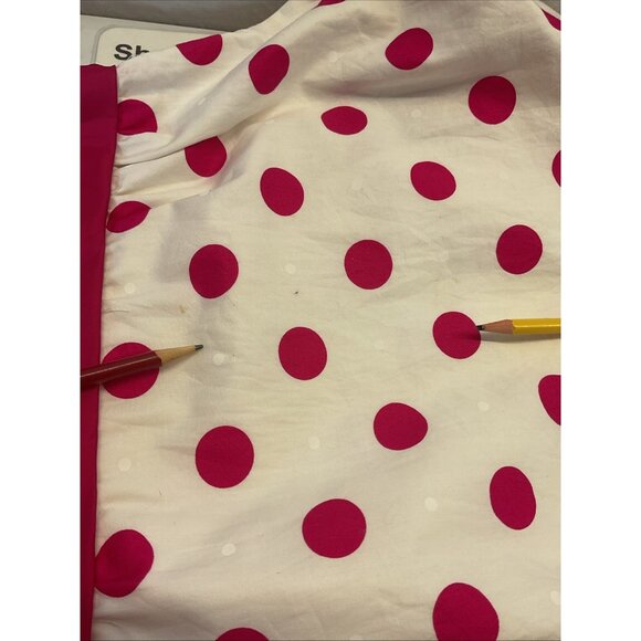 VTG 50’s Patty O’Neil Pink Polka dot Dress size 6 rockabilly pin up party - Picture 7 of 15